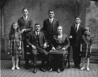 Peter Klein Family - Standing: Barbara, Carl, Nick, Matt and Anne. Seated: Peter and Theresia Klein